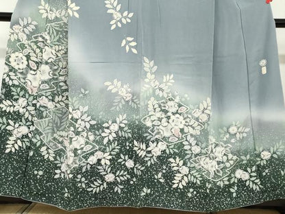 平和屋着物●訪問着 作家物 絞り 辻が花 暈し染め 正絹 逸品 DABB0417ud