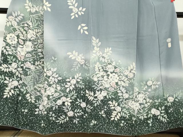 平和屋着物●訪問着 作家物 絞り 辻が花 暈し染め 正絹 逸品 DABB0417ud
