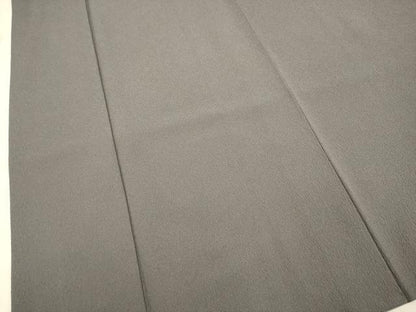 平和屋着物●洗える最高級着物　＜英＞はなぶさ謹製　色無地　濃い紫鼠色　DABA8872du