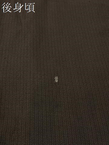 平和屋着物●男性 お召 縞 正絹 逸品 CABC2637vp
