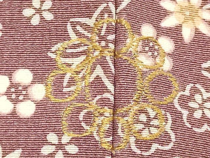 平和屋着物■上質な小紋 舞花文 鹿 正絹 逸品 DABB8603cd