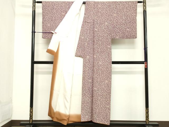 平和屋着物■上質な小紋 舞花文 鹿 正絹 逸品 DABB8603cd