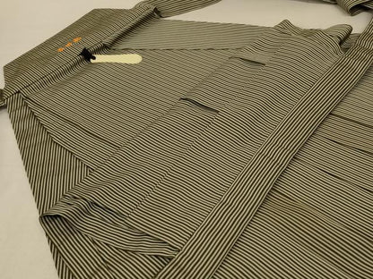 平和屋着物＊夏物 男性 馬乗り袴 縞 正絹 逸品 AABF2792jd