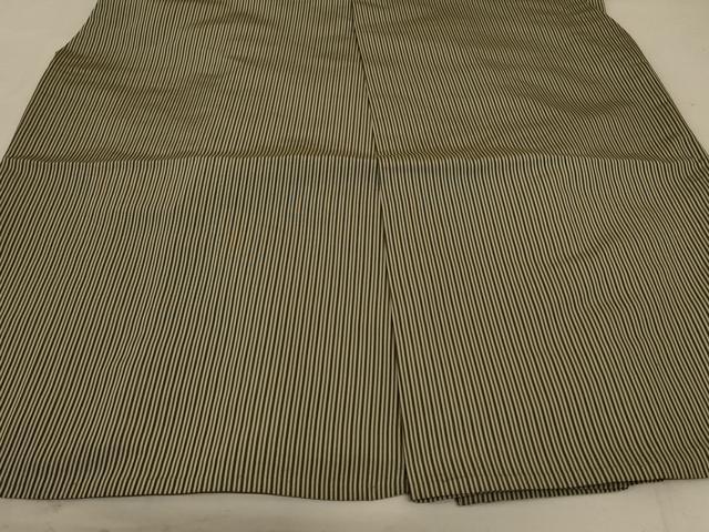 平和屋着物＊夏物 男性 馬乗り袴 縞 正絹 逸品 AABF2792jd