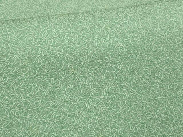平和屋着物■江戸小紋 草木染 作家物 草葉文 正絹 逸品 DABB3524cm