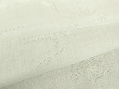 平和屋着物＊夏物 長襦袢 流水花紋紗 白色 麻 逸品 DABA4467az