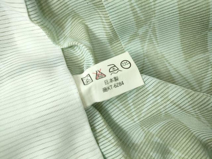 平和屋着物＊夏物 訪問着 絽 笹竹文 暈し染め 洗える着物 DABA4478az