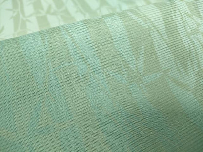 平和屋着物＊夏物 訪問着 絽 笹竹文 暈し染め 洗える着物 DABA4478az
