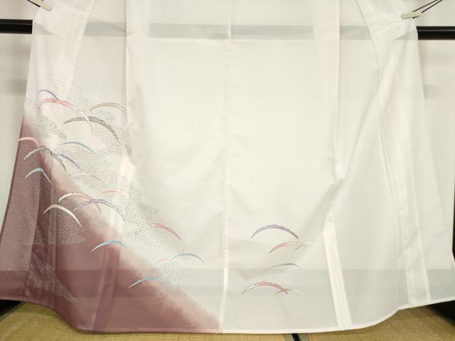 平和屋着物＊夏物 訪問着 絽 露芝文 洗える着物 DABA4518az