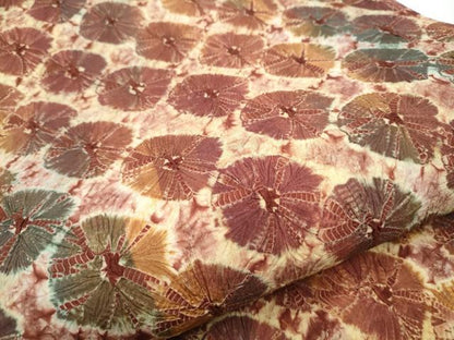 平和屋着物●菅原工房 菅原結作 漢方染紬 全通柄袋帯 蜘蛛絞り 正絹 逸品 CABC5207hy