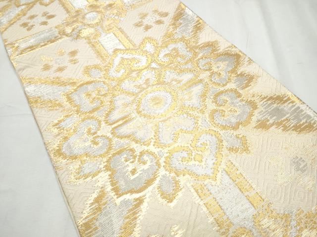 平和屋着物●両面 全通柄 本袋帯 蜀江錦 金銀糸 正絹 逸品 CABC5430hy