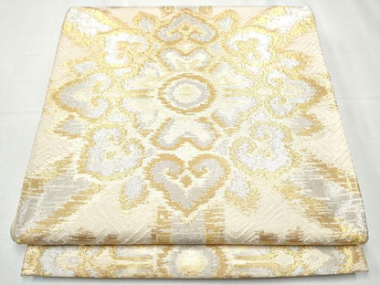 平和屋着物●両面 全通柄 本袋帯 蜀江錦 金銀糸 正絹 逸品 CABC5430hy