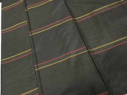 平和屋着物■本場大島紬　横段文　正絹　逸品　DABB8686cd