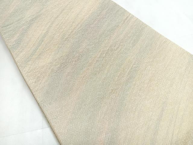 平和屋着物◎全通柄袋帯 霞文 金糸 正絹 逸品 CABC1813nb