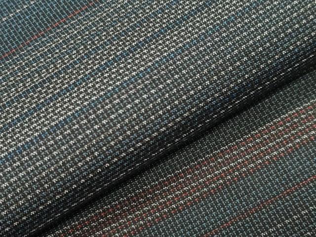 平和屋着物●本場大島紬 9マルキ 横段文 正絹 逸品 CABB0321gh