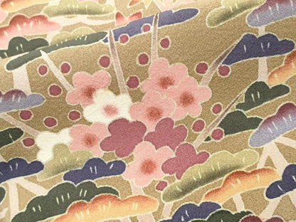 平和屋着物●本加賀友禅作家 松島仁司 色留袖 群鶴松梅文 暈し染め 正絹 逸品 CABB0354gh
