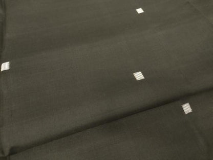 平和屋着物●本場大島紬　9マルキ　地空き　箔散らし　正絹　逸品　DABA4593az