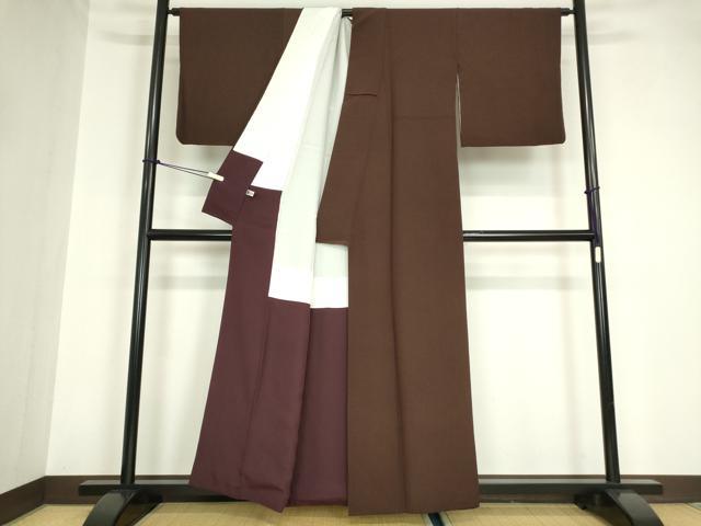 平和屋着物●江戸小紋 行儀 正絹 逸品 DABA4584az
