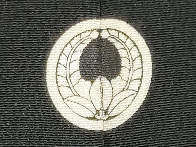平和屋着物■豪華黒留袖 刺繍 尾長鳥枝葉文 暈し染め 金彩 正絹 逸品 CABB1959ou