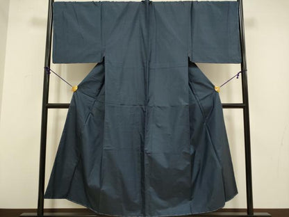 平和屋着物●男性 本場染大島紬 キングサイズ 亀甲柄 正絹 逸品 未使用 DABA8968du