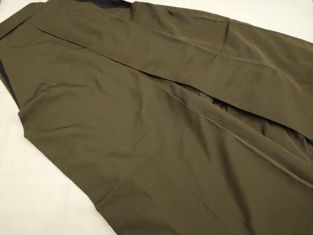 平和屋着物●男性 馬乗り袴 間道 正絹 逸品 DABA8970du