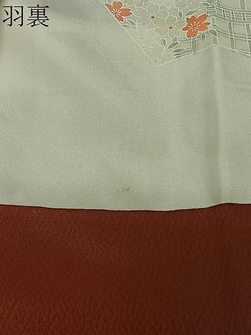 平和屋着物＃道行コート　霞文　暈し染め　正絹　逸品　CABC2987ua