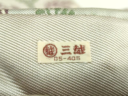 平和屋本店●極上　人間国宝　喜多川俵二・俵屋18代　有職織物　九寸名古屋帯　鳳凰　説明書付き　三越扱い　逸品　DZAB4250kh6