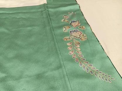 平和屋着物●訪問着 絞り 辻が花 暈し染め 金彩 正絹 逸品 AABF5384ph