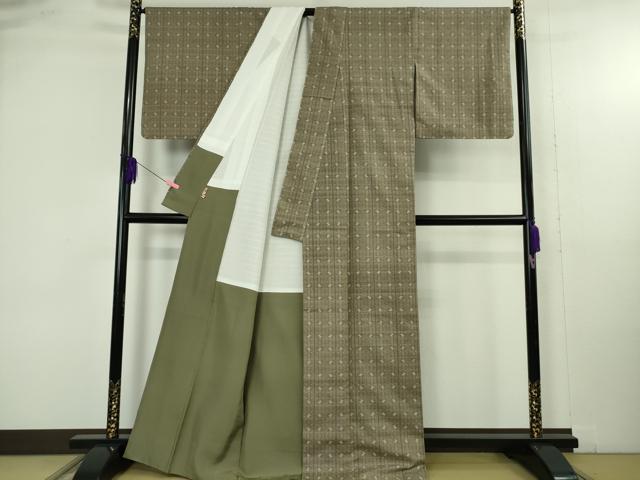 平和屋本店●極上　本場琉球　読谷山花織　紬　比嘉マサ子作　ますいわ屋扱い　証紙付き　逸品　DZAA4126kh6