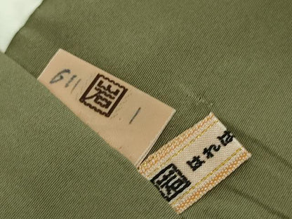 平和屋本店●極上　本場琉球　読谷山花織　紬　比嘉マサ子作　ますいわ屋扱い　証紙付き　逸品　DZAA4126kh6