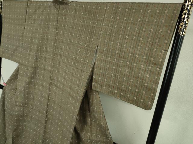 平和屋本店●極上　本場琉球　読谷山花織　紬　比嘉マサ子作　ますいわ屋扱い　証紙付き　逸品　DZAA4126kh6