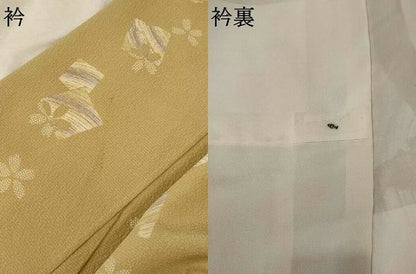 平和屋着物■上質な小紋 色紙重ね花間道 正絹 逸品 AABF3643st