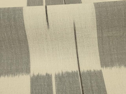 平和屋着物＊夏物 小紋 紗 市松文様 AABF5074jd