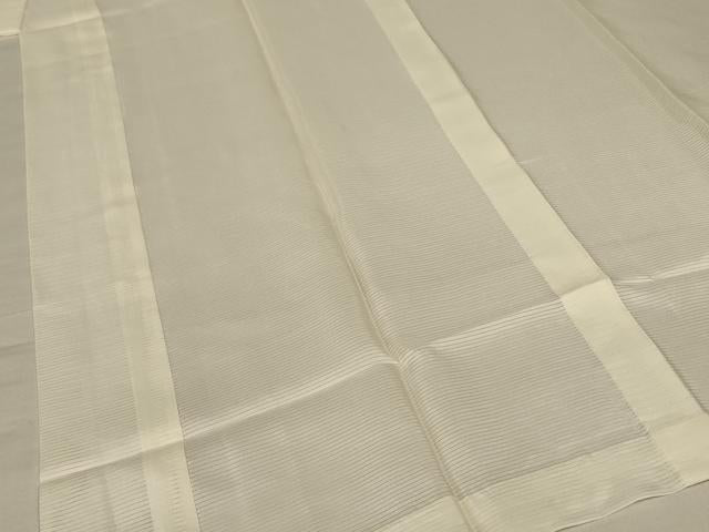 平和屋着物＊夏物 長襦袢 絽 鳥の子色 さが美扱い 正絹 逸品 AABF5102jd