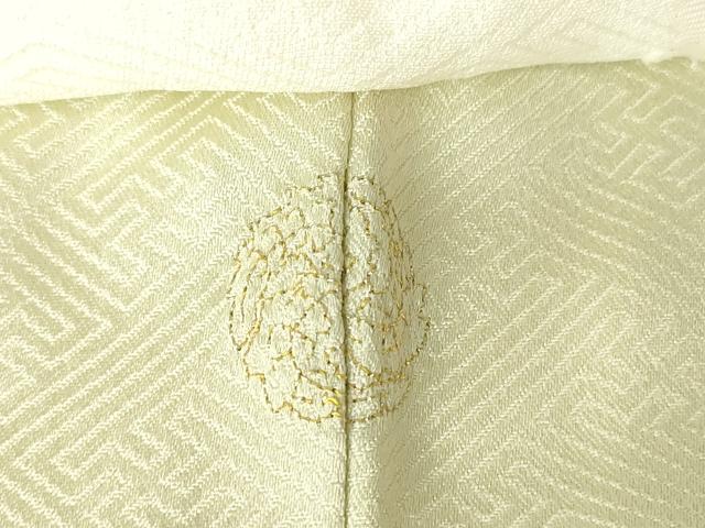 平和屋着物●訪問着 駒刺繍 吉祥流水花文 金彩 正絹 逸品 DABA4643az