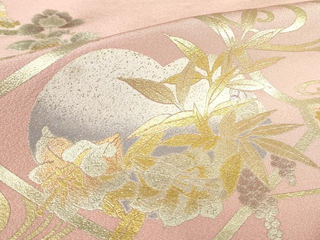 平和屋着物●金彩友禅 卓越技能者・名工・和田光正 色留袖 蜀江花文 金銀彩 さが美扱い 正絹 逸品 未使用 DABA4659az