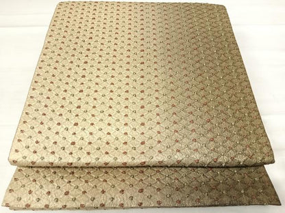 平和屋着物◎六通柄袋帯 抽象文様 正絹 逸品 AABF4570yx