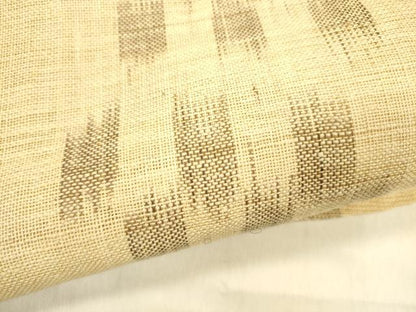 平和屋着物＊夏物　つけ帯　絣文様　共箱付き　麻　逸品　DABB3588cm