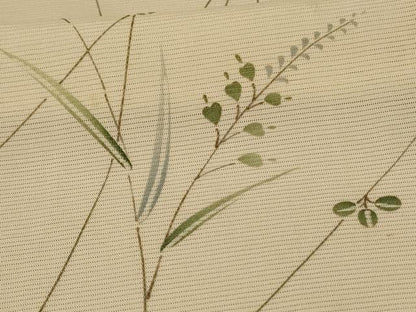 平和屋着物＊夏物 小紋 絽 萩文 正絹 逸品 AABF6825jd