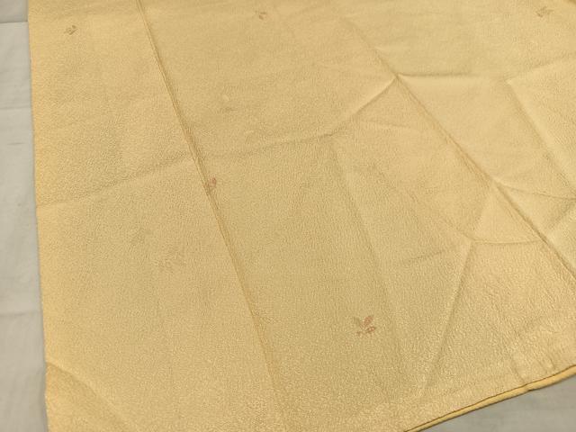 平和屋着物■上質な小紋 枝葉文 正絹 逸品 AABF6272oa
