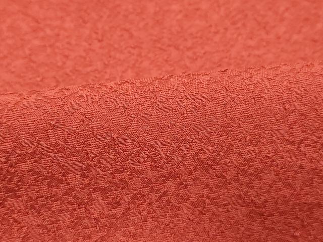 平和屋着物■上質な色無地 紅海老茶色 正絹 逸品 DABB8835cd