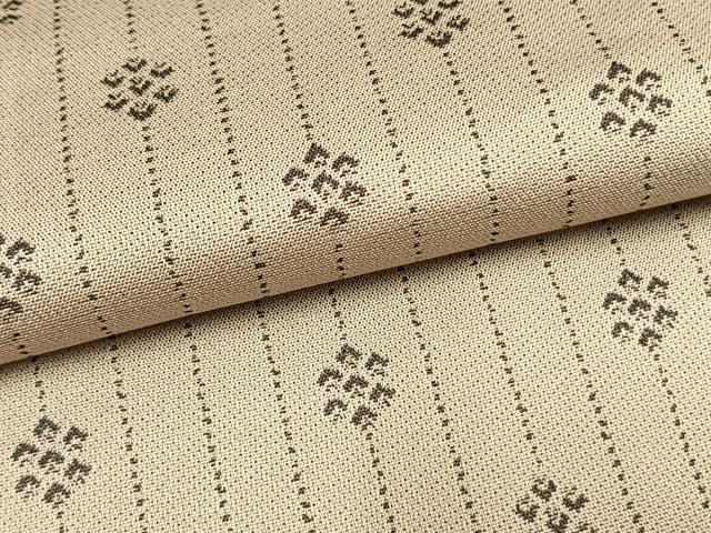 平和屋着物▽お召 単衣 間道 正絹 逸品 未使用 AABF5629fy