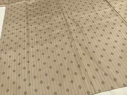 平和屋着物▽お召 単衣 間道 正絹 逸品 未使用 AABF5629fy