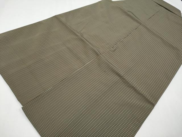 平和屋本店●極上　男性　人間国宝　甲田綏郎　精好仙台平　馬乗り袴　縞　逸品　CYAA4544s6
