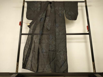 平和屋着物＊夏物 重要無形文化財 本場宮古上布 蜀江花文 苧麻 逸品 AABF6851jd