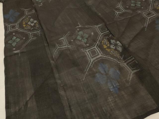 平和屋着物＊夏物 重要無形文化財 本場宮古上布 蜀江花文 苧麻 逸品 AABF6851jd