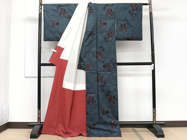 平和屋着物●本場大島紬　7マルキ　亀甲花文　正絹　逸品　DABA4091az 平和屋着物□本場大島紬 7マルキ 草花文 正絹 逸品 DABF4858qa - メルカリ