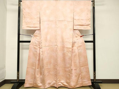 平和屋着物■上質な小紋 霞文 暈し染め 反端付き 正絹 逸品 DABB8894cd