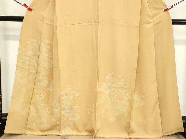 平和屋着物■訪問着 草花文 暈し染め 正絹 逸品 DABB8921cd