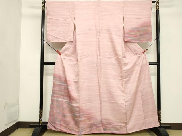 平和屋着物■訪問着 霞文 暈し染め 金彩 正絹 逸品 DABB8962cd
